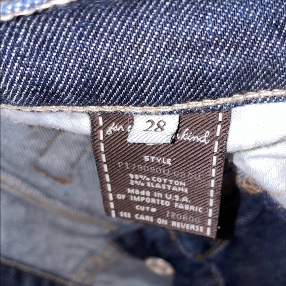 Designer Dark Wash Slim Leg Jeans – Size 28 - Picture 8 of 9